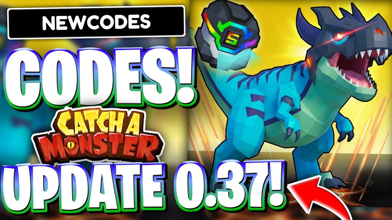 💫[UPD 0.37] ВСЕ НОВЫЕ КОДЫ ДЛЯ CATCH A MONSTER В ROBLOX! КОДЫ ОБНОВЛЕНИЯ 0.37 ДЛЯ CATCH A MONSTER