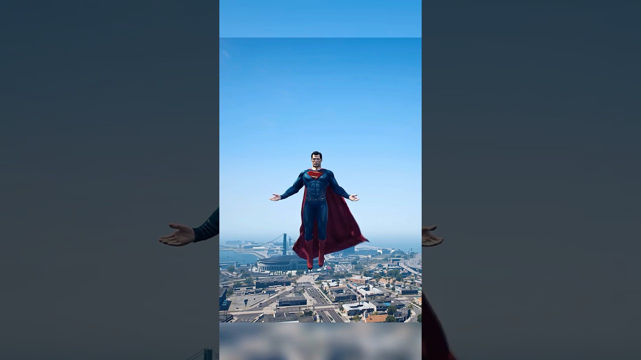 GTA 5 - DCEU SUERMAN FLIGHT  #gta5mods #gta5 #dc