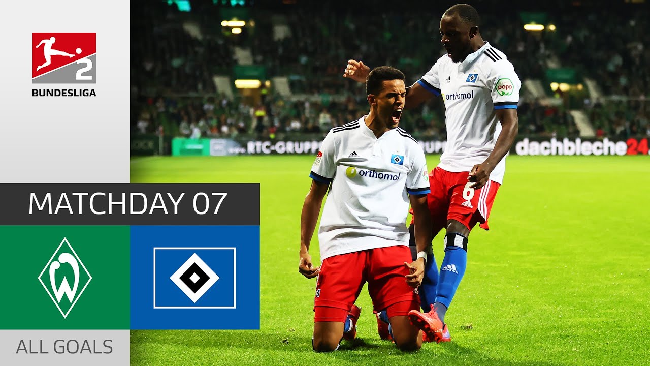 2 Red Cards in a FIERY Nord-Derby | SV Werder Bremen - Hamburger SV 0-2 | All Goals | Bundesliga 2