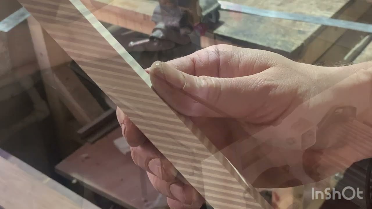 How to make a patterned purfling for classical guitar. Vladimir Shevchenko guitars workshop