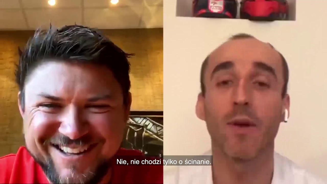 Robert Kubica, Martin Prokop, live chat #orlenteamzdomu, 20.04.2020