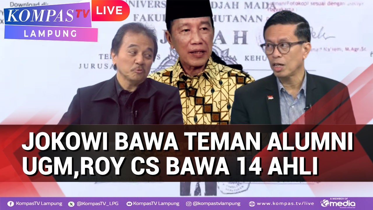 Debat Panas Roy Suryo VS Jokowi Mania Jokowi Bawa Teman Alumni UGM,Roy CS Bawa 14 Ahli