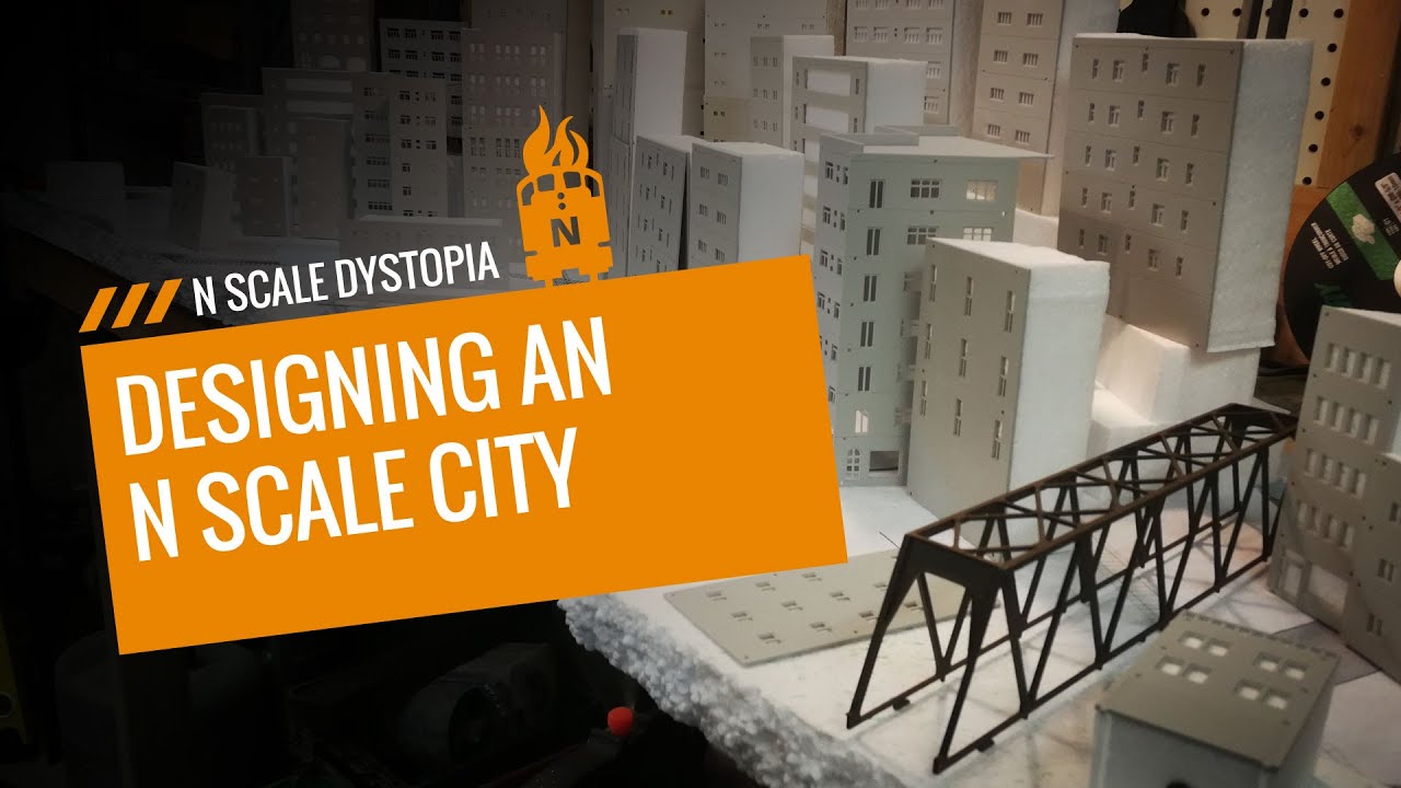 Designing an N-Scale Urban City using Affordable Kits
