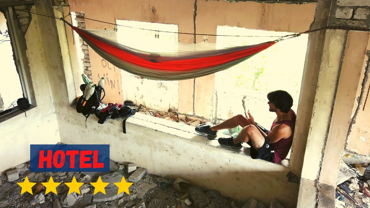 Sleeping the abandoned building of Alan walker clip - 1000 km around Estonia ep4