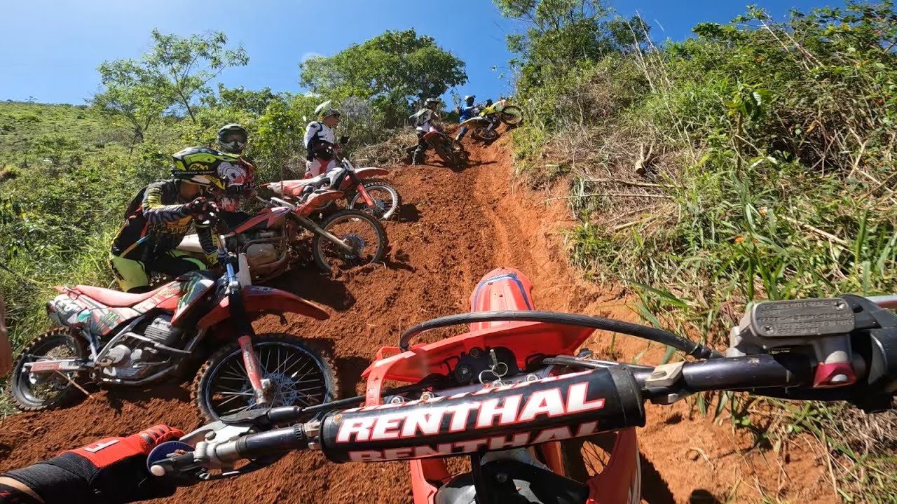 A MELHOR PARTE DA TRILHA É O SUBIDÃO COM MUITA ROIADA -  2º Encontro de Trilheiros do Barro Branco