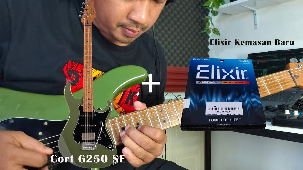 Review Senar Elixir Kemasan Baru di Gitar di Cort G250 SE (Begini Kondisinya Setelah 4 Bulan)