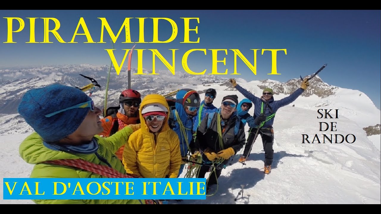 Piramide Vincent alt.4215m ski de randonn&eacute;e Alpinisme. EVOLUTION