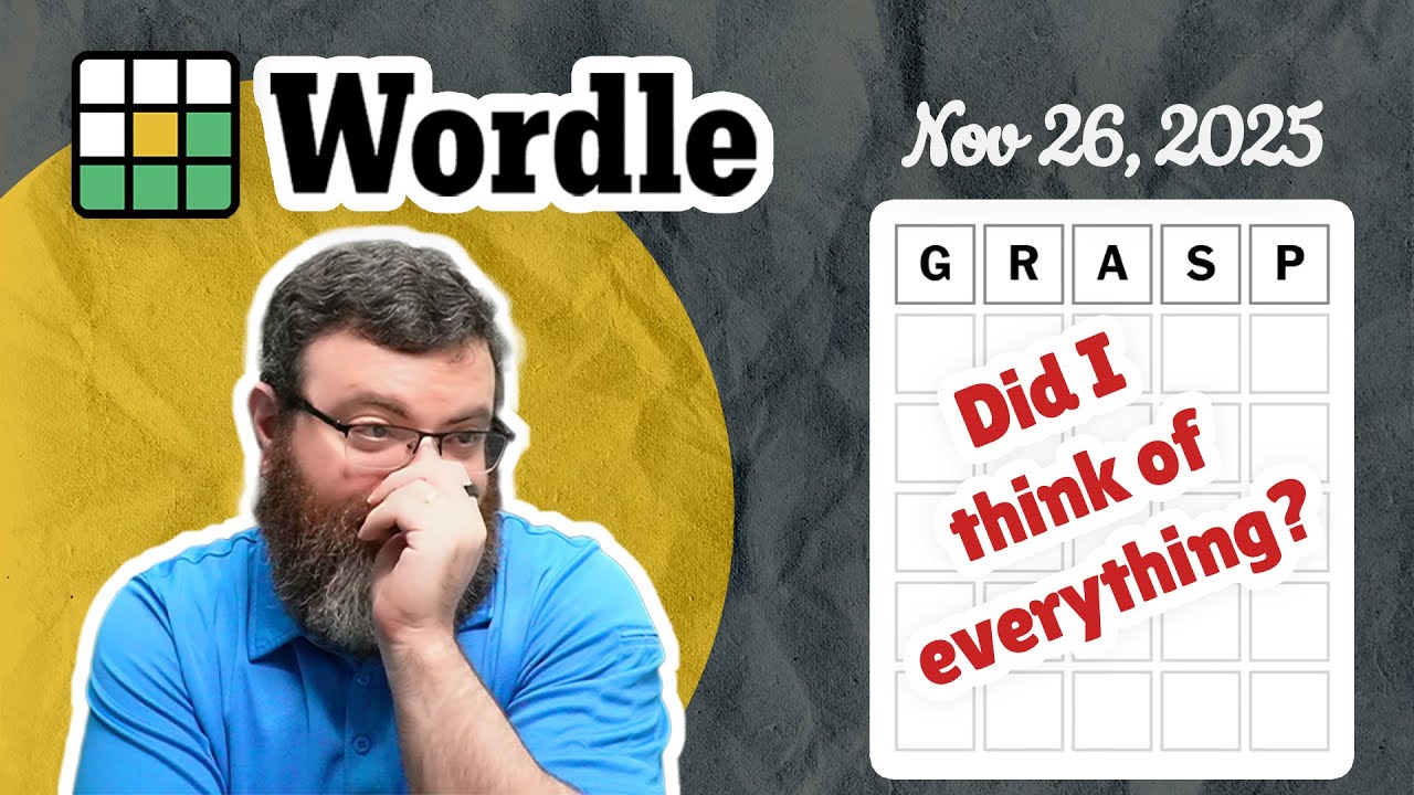 Is my certainty justified? | Wordle #1621 (Nov 26th, 2025)
