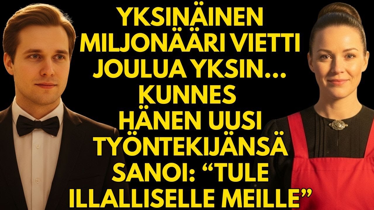 Yksinäinen miljonääri vietti joulua yksin… kunnes hänen uusi työntekijänsä sanoi: