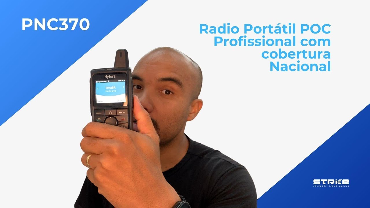 HYTERA POC PNC370, Rádio Portátil com cobertura Nacional