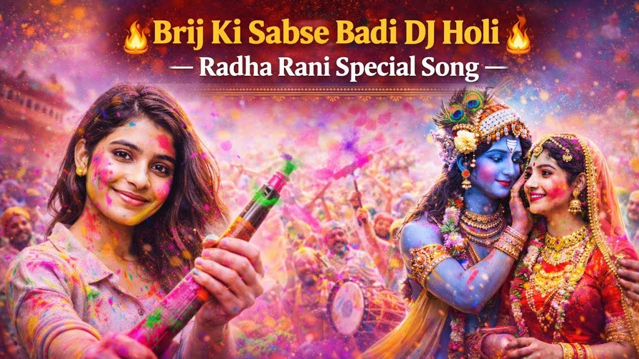 🚨 Radha Rani DJ Holi 2026 🔥 | Barsana Holi Special | Radhe Radhe Nonstop DJ Remix | Nonstop Song