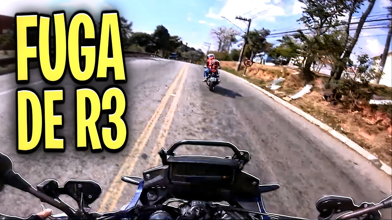 FuGA R3 vs CB 500x + PRISÃO em FLAGRANTE 