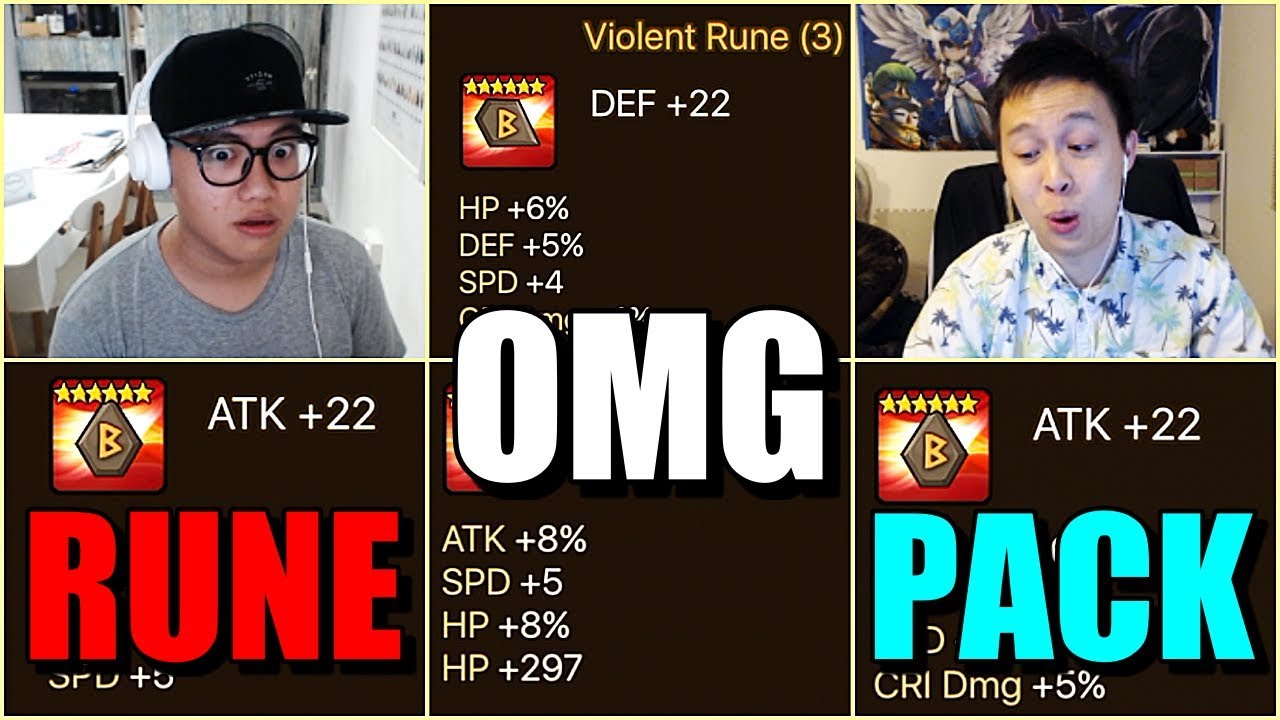 OMG! 10x Rune Packs!!! - Featuring SeanB - Summoners War