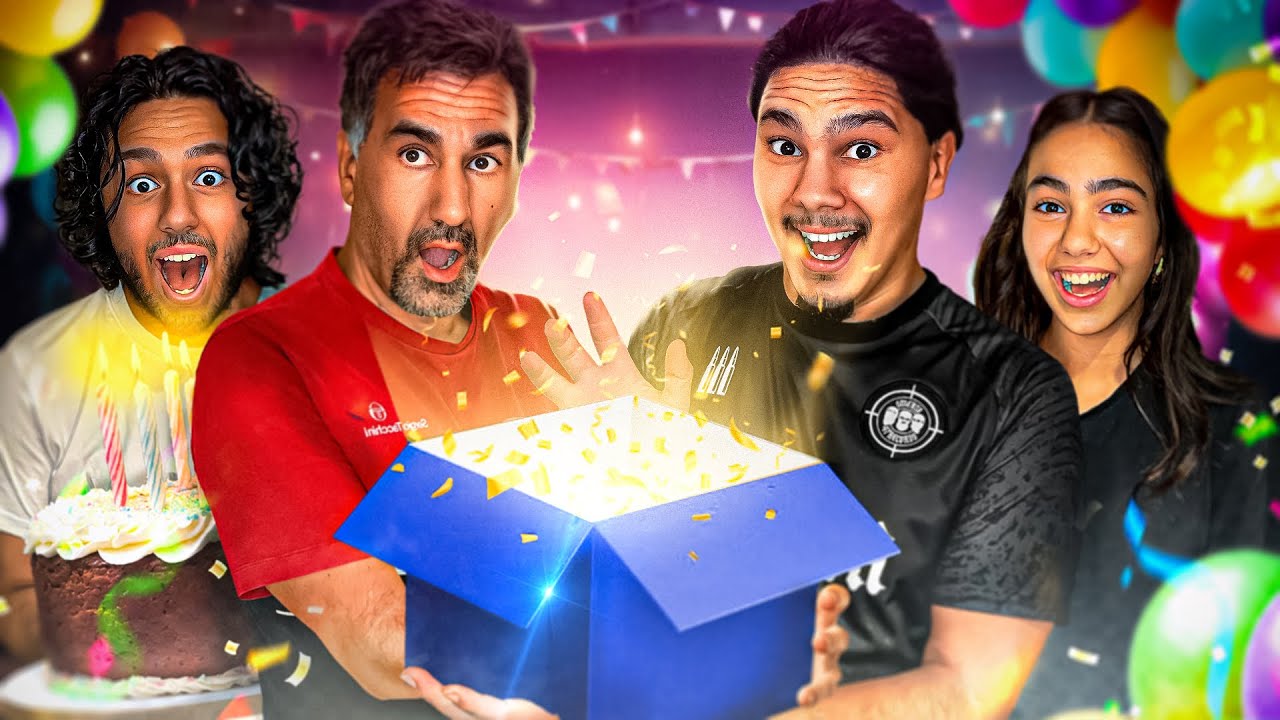 ON ORGANISE POUR LA PREMIÈRE FOIS L’ANNIVERSAIRE DE NOTRE PÈRE ! (il est Choqué du cadeau mdrr)