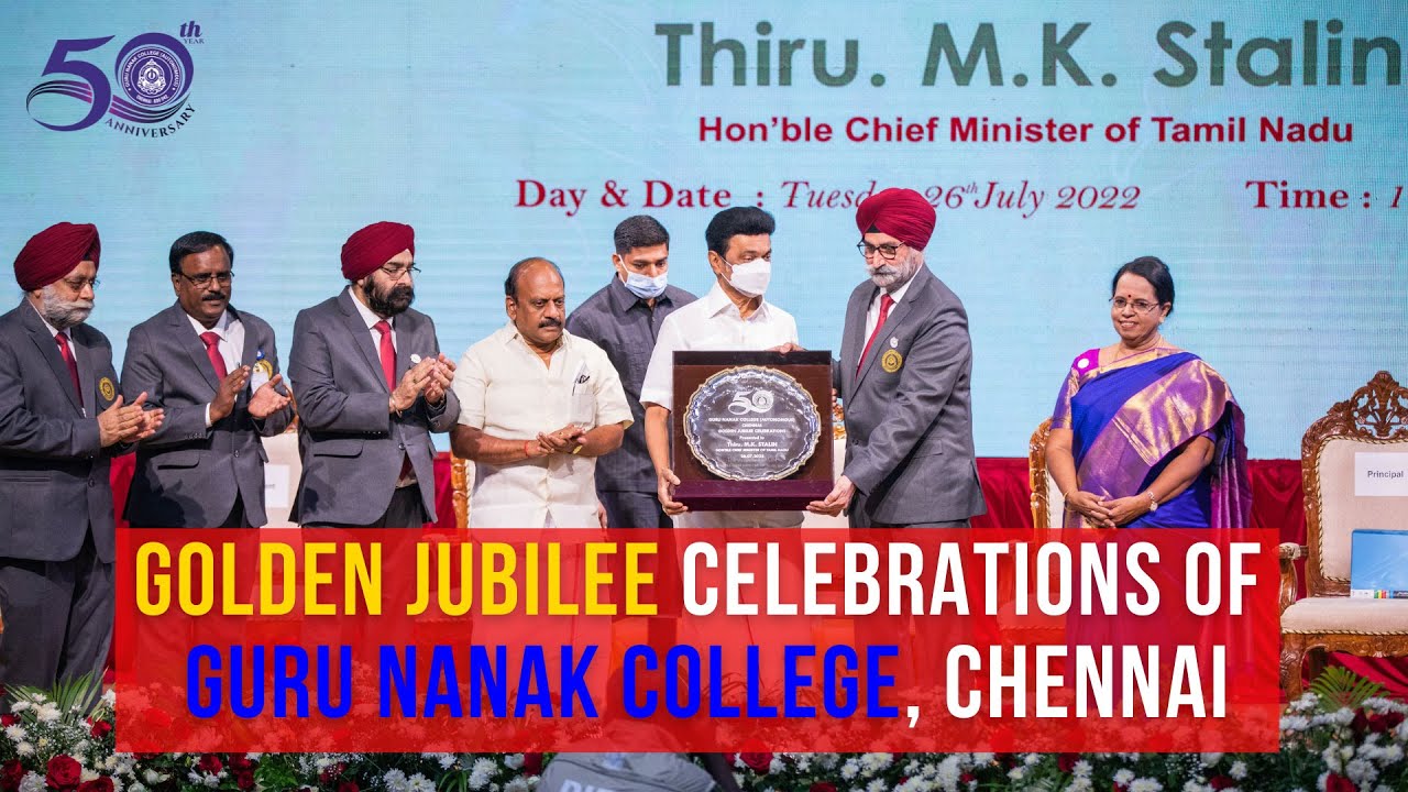 Golden Jubilee Celebrations of Guru Nanak College, Chennai