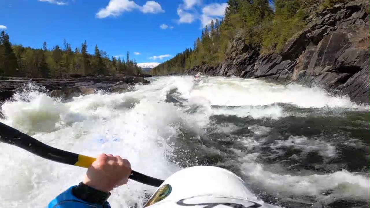 Austervefsna high water (kayaking Trofors)