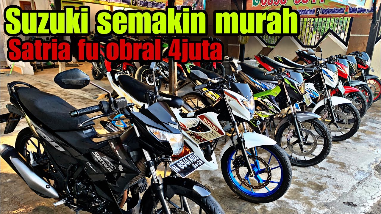 OBRAL 4JUTA⁉️SATRIA FU READY BANYAK SURAT LENGKAP SEMUA(TERJUAL SEMUA❌❌CEK VIDEO TERBARU✅✅)