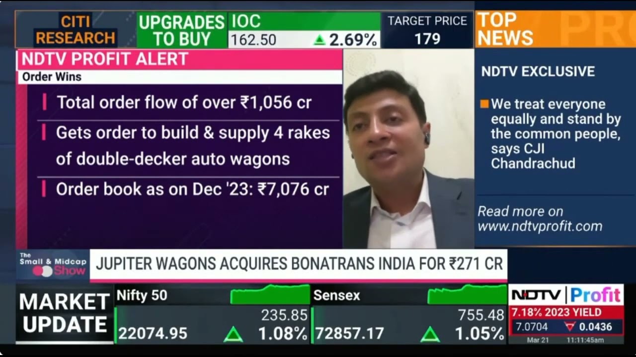 Jupiter Wagons acquires Bonatrans India (BIPL)@ INR 271 cr.