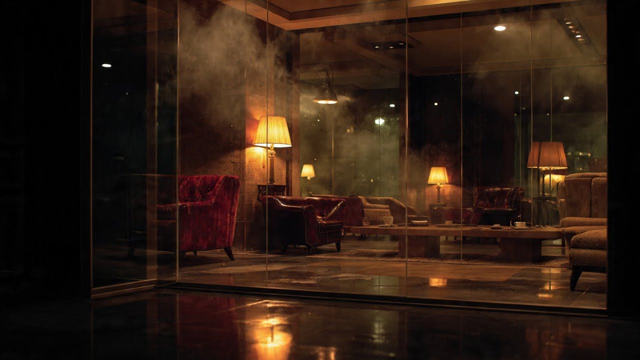Smooth Jazz Lounge Music for Late-Night Calm | Rainy Night Ambience | Drift