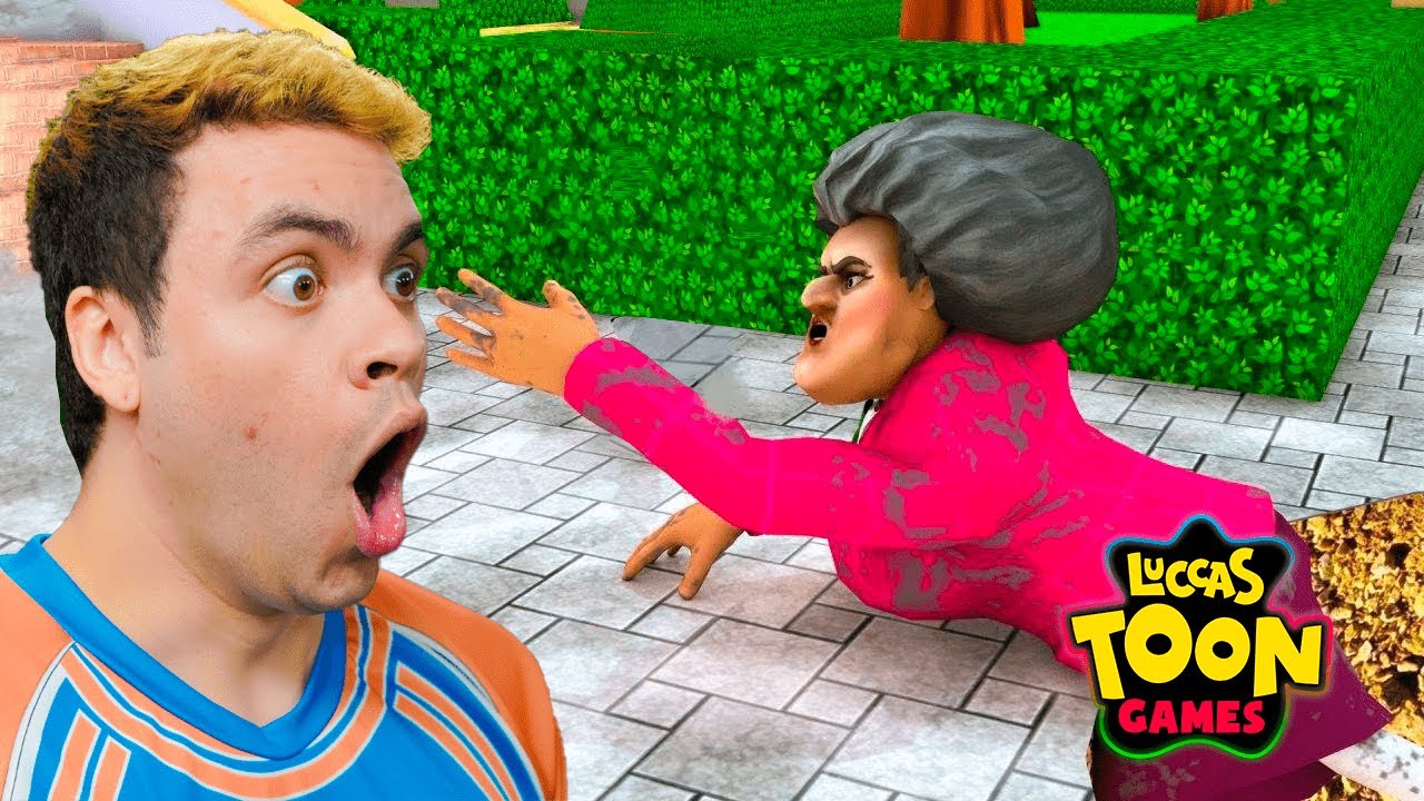 LUCCAS NETO PRECISA FUGIR DA PROFESSORA!!! (SCARY TEACHER)