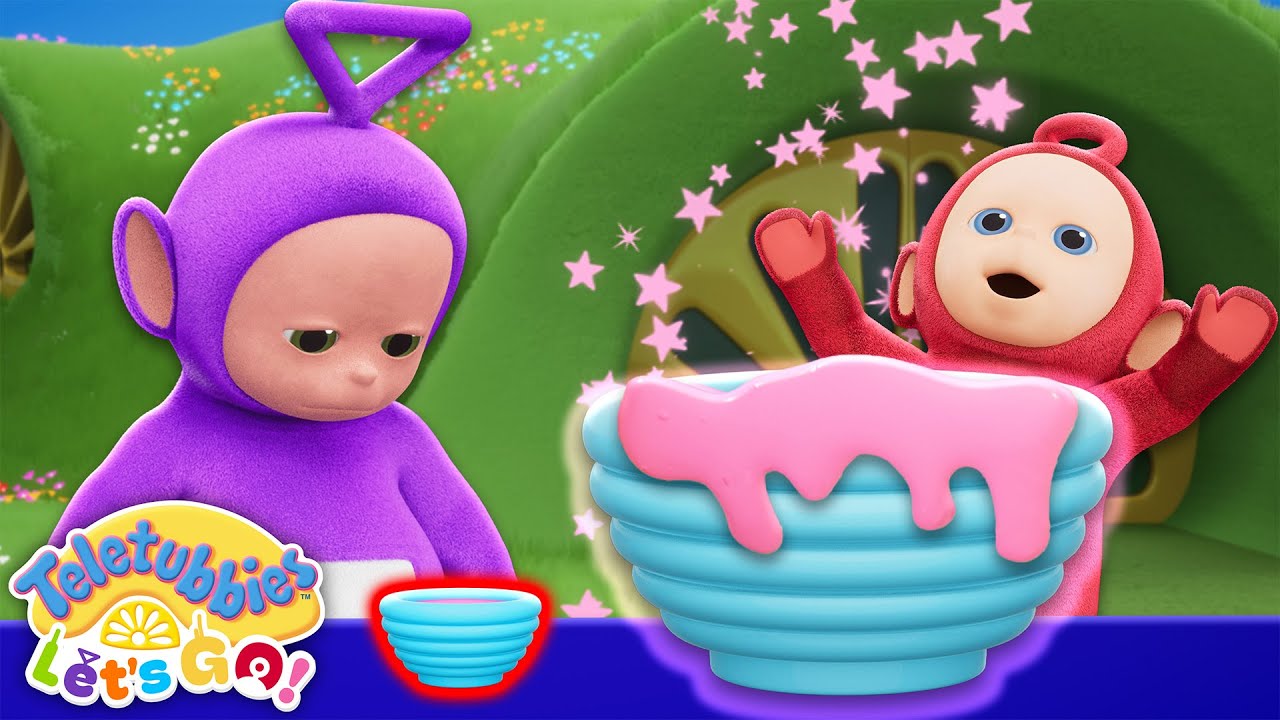 NEW | GIANT BOWL OF TUBBY CUSTARD! | A Very Special Meal | Teletubbies Let’s Go Full Episode