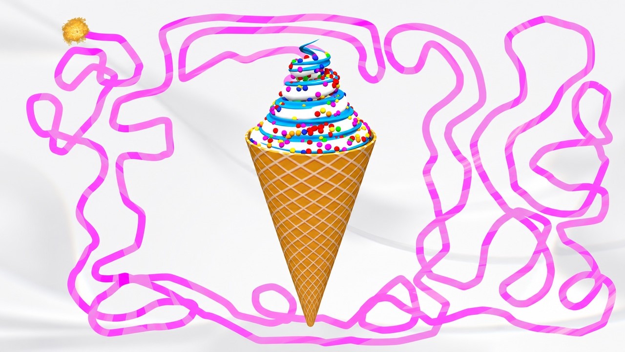 5 Minute Timer with Music and fun Ice cream timer bomb!