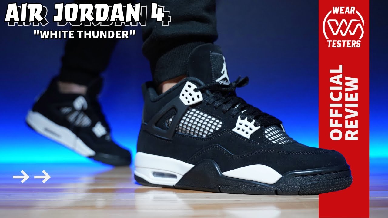Air Jordan 4 White Thunder
