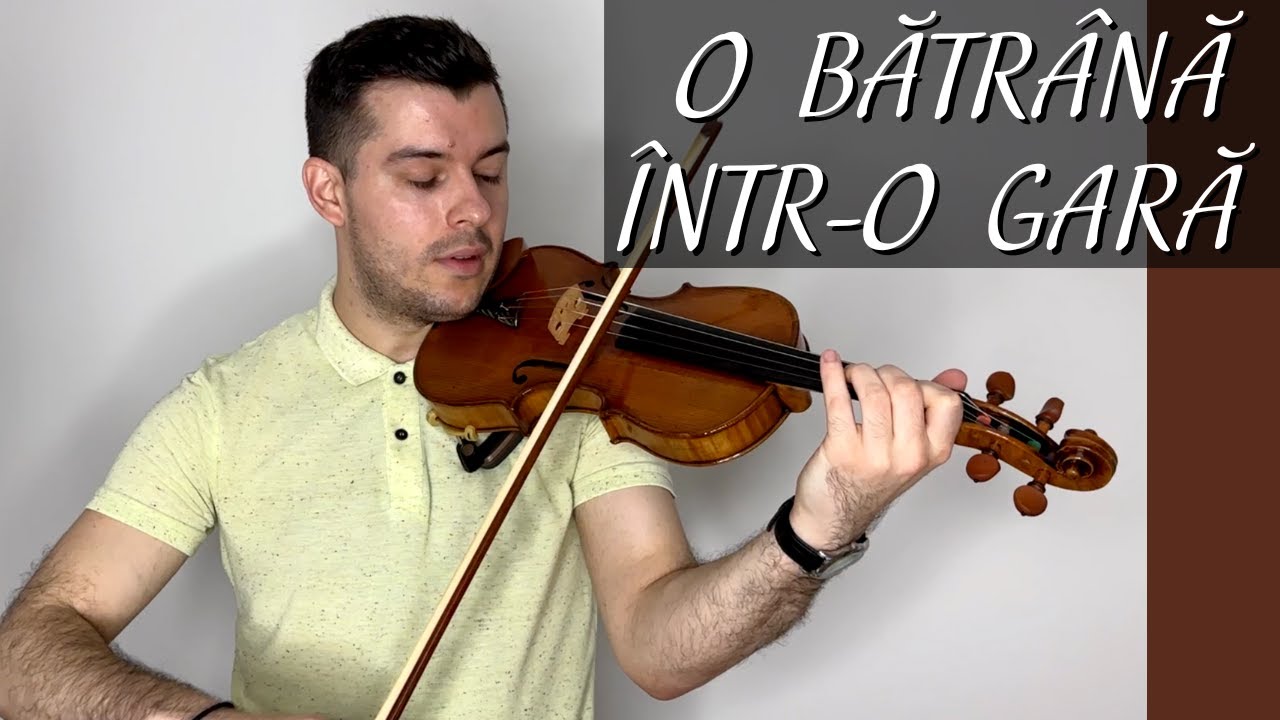 O BATRANA INTR-O GARA...