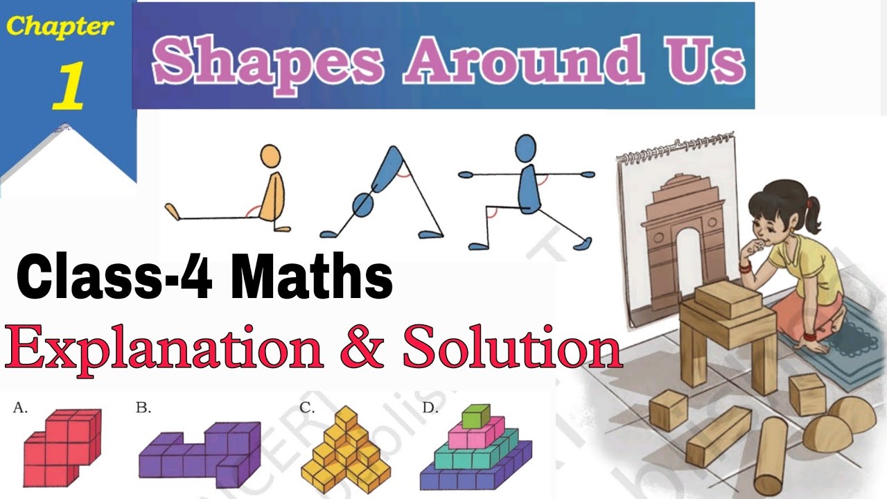 (Page 1-4) Shapes Around Us / Class-4 Maths New NCERT chapter-1 Explanation and solution KV Teacher