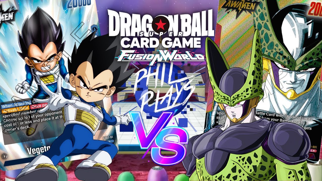 Blue Daima Vegeta VS Red Cell! Dragonball Super Fusion World. Online Client Match