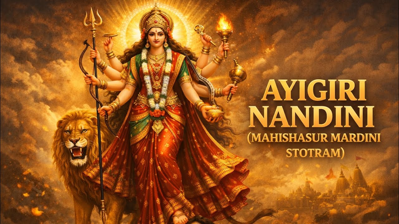 Aigiri Nandini | महिषासुर मर्दिनी स्तोत्रम् 🕉️🔥 – Feel Durga’s Power, Courage & Divine Energy