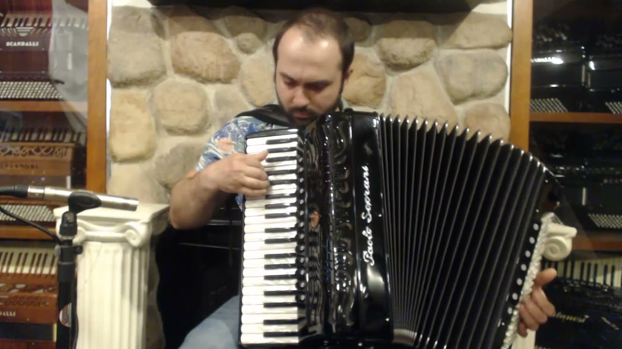 6234 - Black Paolo Soprani Super Paolo Piano Accordion LMMH 41 120 $3999