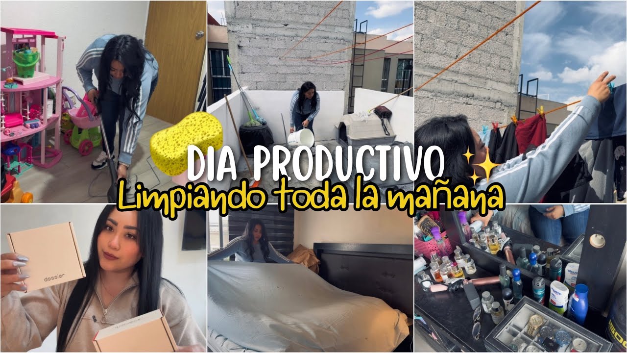 Día productivo ✨ Limpiando áreas que casi no limpio en mi casa INFONAVIT 🏠 