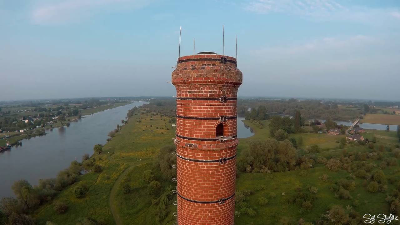 Smokestack old stone factory Fortmond