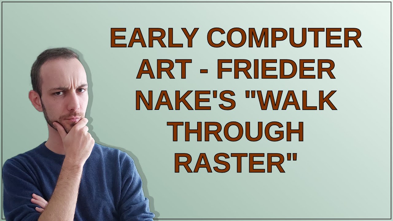 Mathematica: Early computer art - Frieder Nake's 