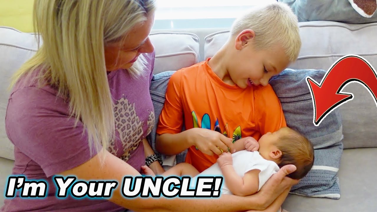 Holding His Nephew For The First Time!!
