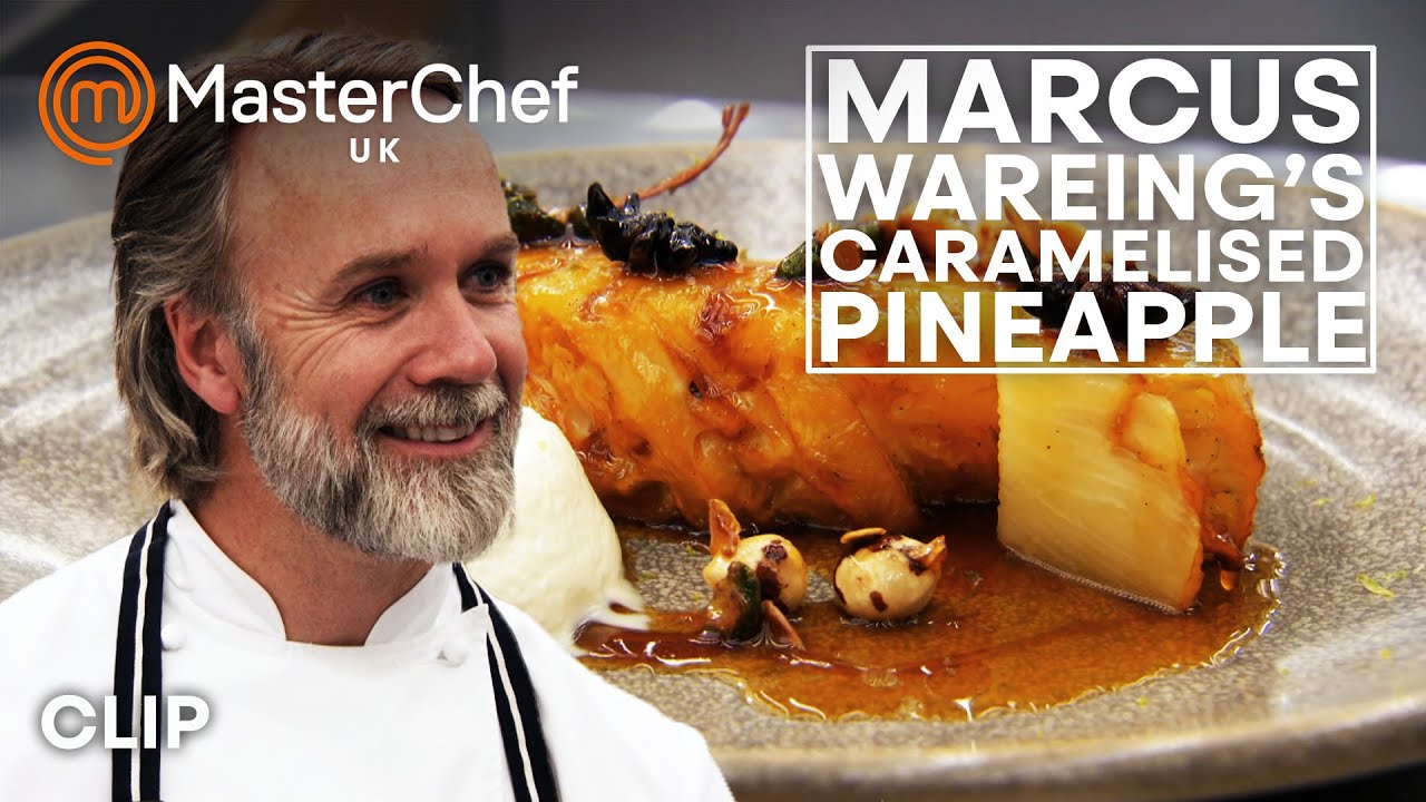 Marcus Wareing's Pineapple Dessert | MasterChef UK: The Professionals | MasterChef World