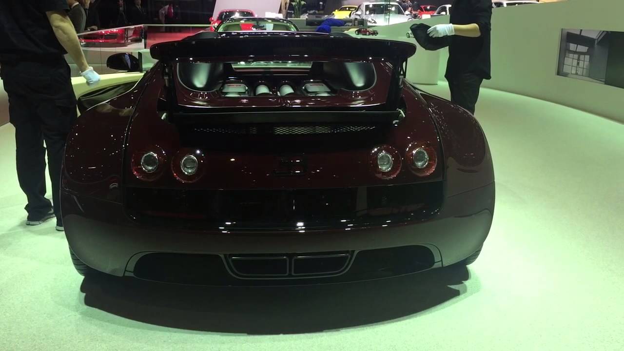 Bugatti Veyron La Finale engine startup