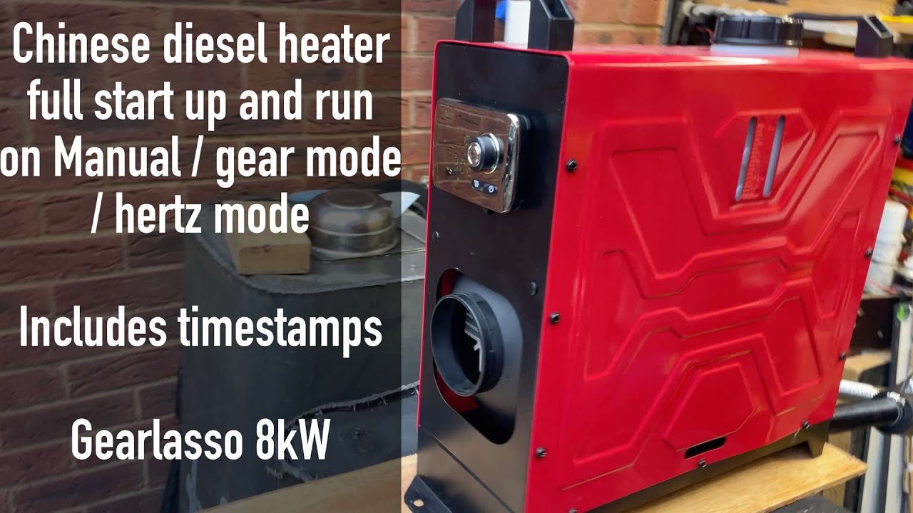 Start and run on manual control mode Chinese Diesel Heater Gearlasso 8kW