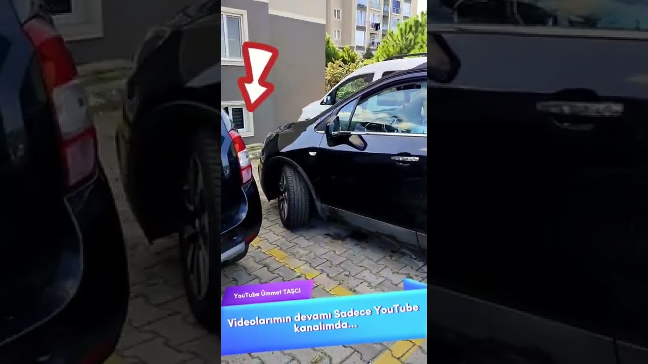 Dik olarak yaptığınız parktan geri geri &ccedil;ıkış yaparken bu taktiği uygulayın !