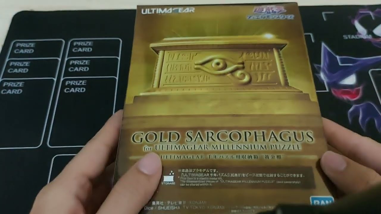 ULTIMAGEAR - GOLD SARCOPHAGUS (MILLENIUM BOX) YU-GI-OH