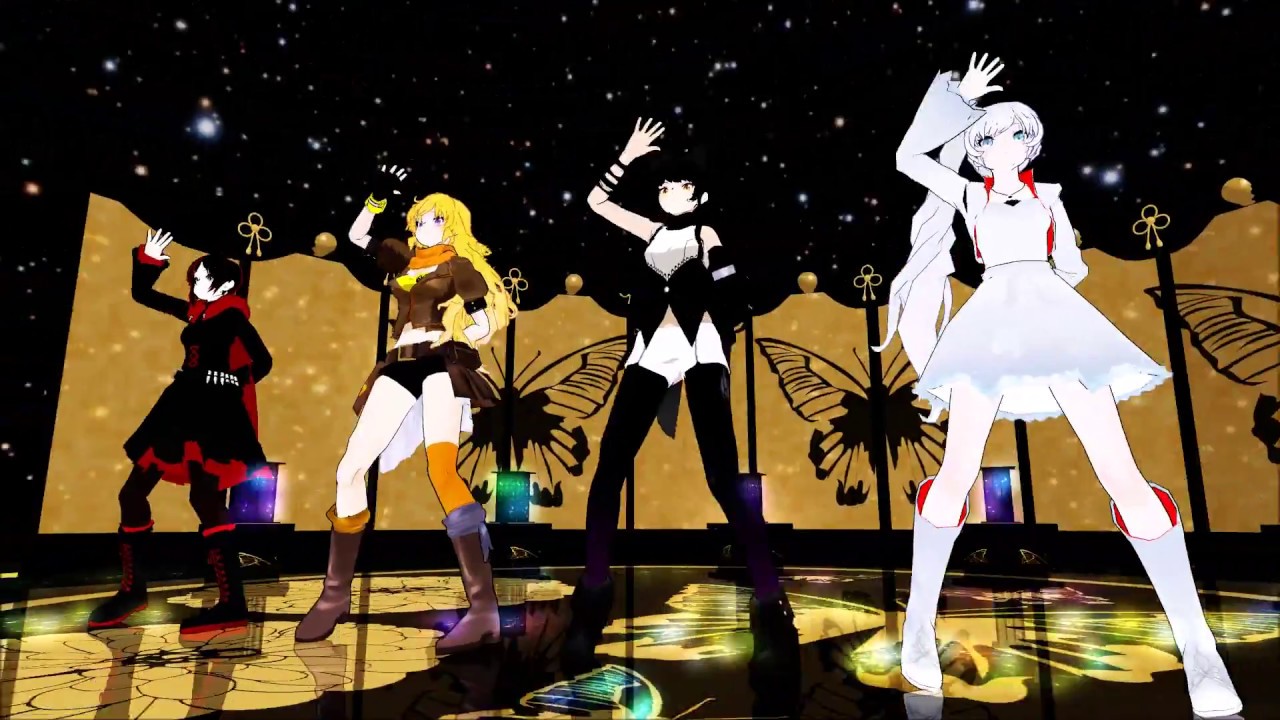 【RWBY MMD】LaLaL危【Ruby, Weiss, Blake, Yang】