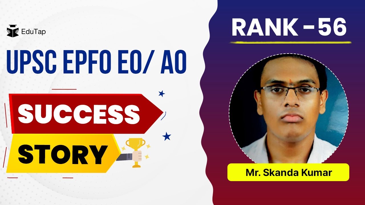 EPFO EO AO Exam Syllabus Preparation Sources, Interview Strategy & Guidance by Selected Toppers