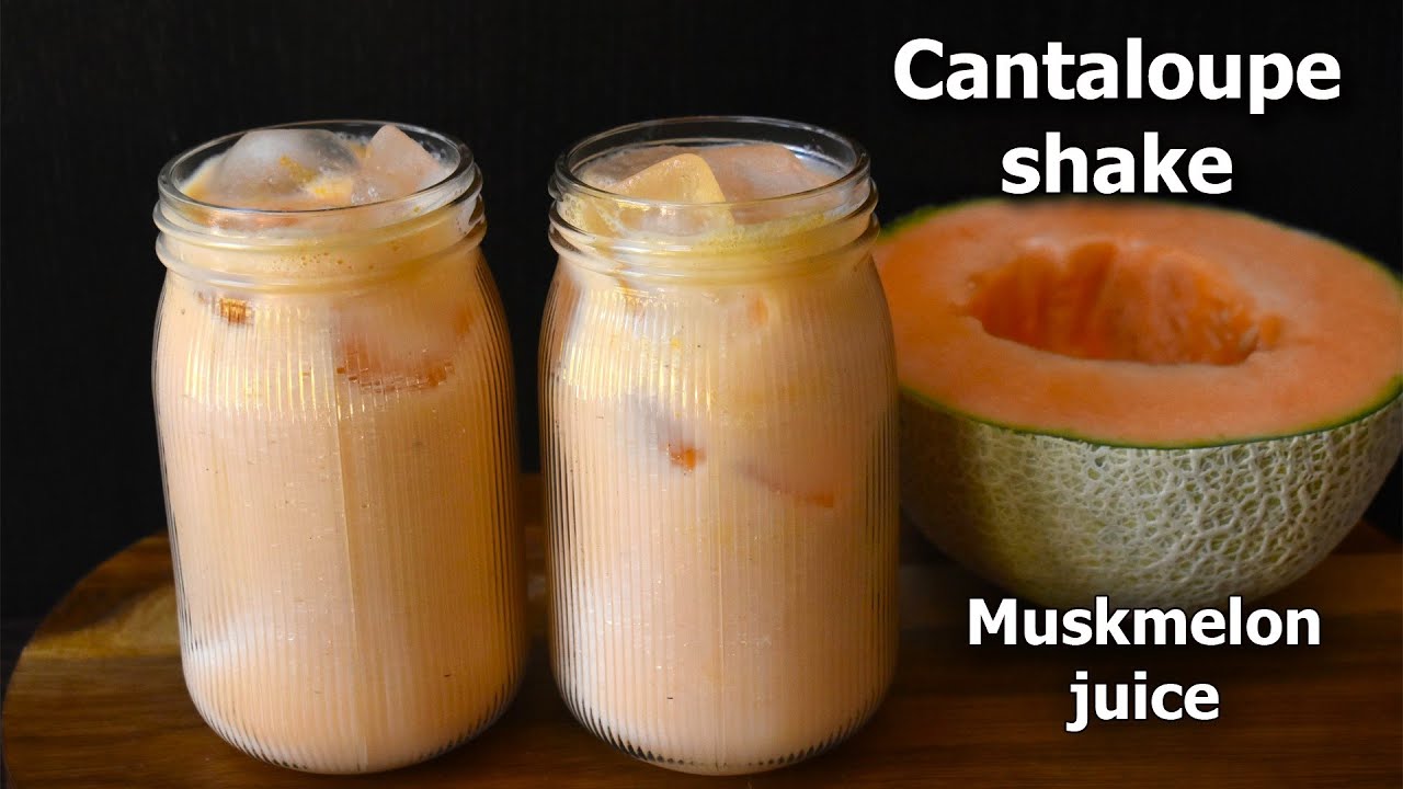 Muskmelon Milk Shake | Kharbuja juice | How to make Cantaloupe Milkshake | Summer Drink Recipe