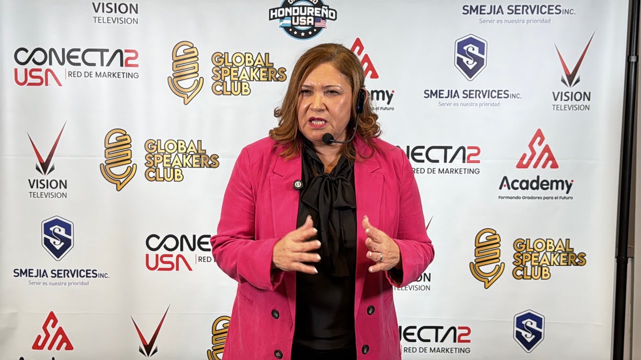 Ana Sequera en su practica de Hablar en Público de SM Academy.🗣️