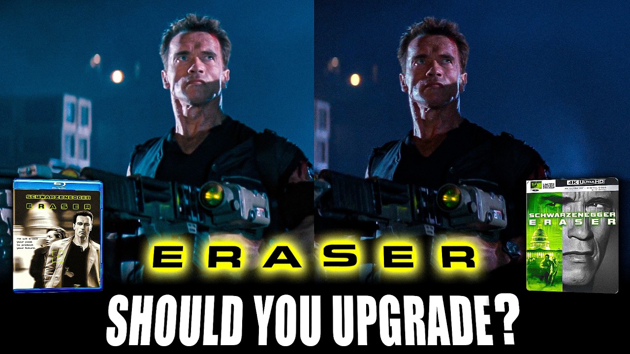 Eraser (1996) 4K UHD Review | 2008 Blu-ray vs 2026 4K UHD COMPARISON!