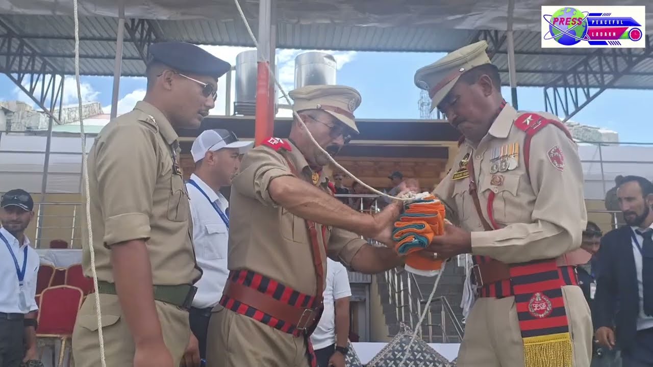 Full Dress Rehearsal for 79th Independence Day 2025 Held at Leh Polo Ground.