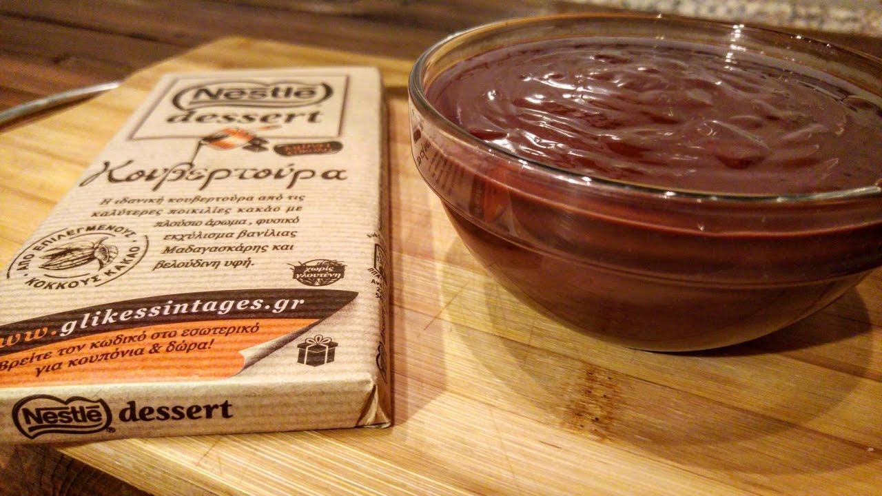 &Tau;&omicron; &kappa;&alpha;&lambda;ύ&tau;&epsilon;&rho;&omicron; &sigma;&omicron;&kappa;&omicron;&lambda;&alpha;&tau;έ&nu;&iota;&omicron; &gamma;&lambda;ά&sigma;&omicron; (&gamma;&kappa;&alpha;&nu;ά&zeta;)-The best chocolate glaze (ganache)