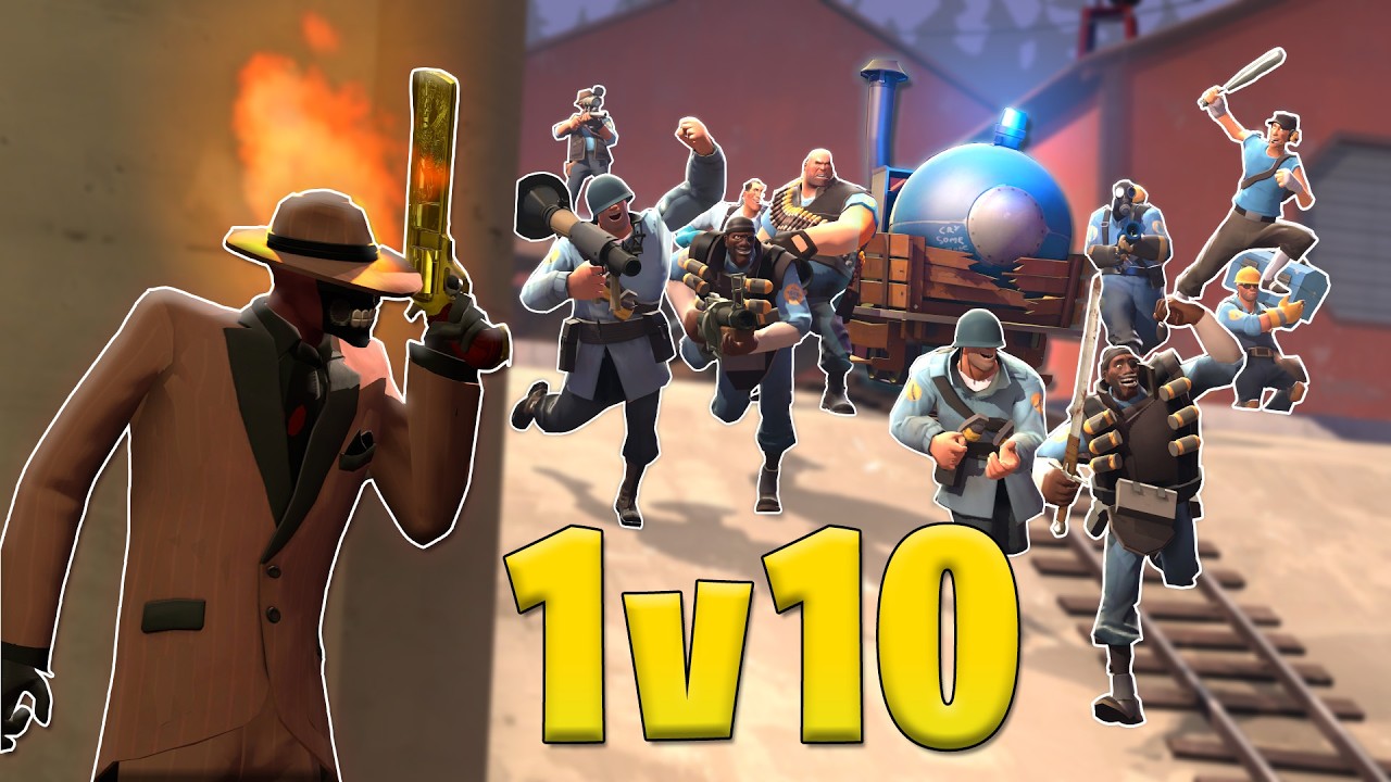 Can a Pro Spy 1v10 a Team of Players if PERMADEATH is Enabled?? (ft. ⁨@MRswipez1⁩ )