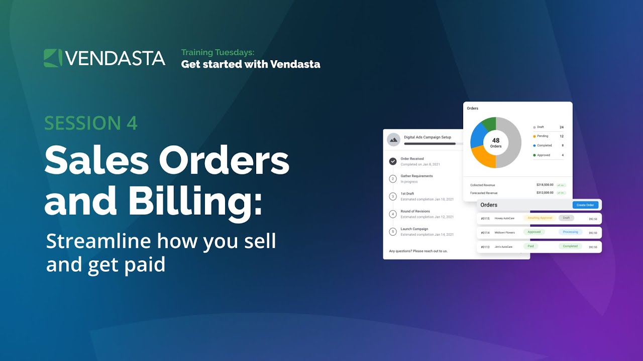Sales Orders and Billing: Streamline how you sell and get paid.